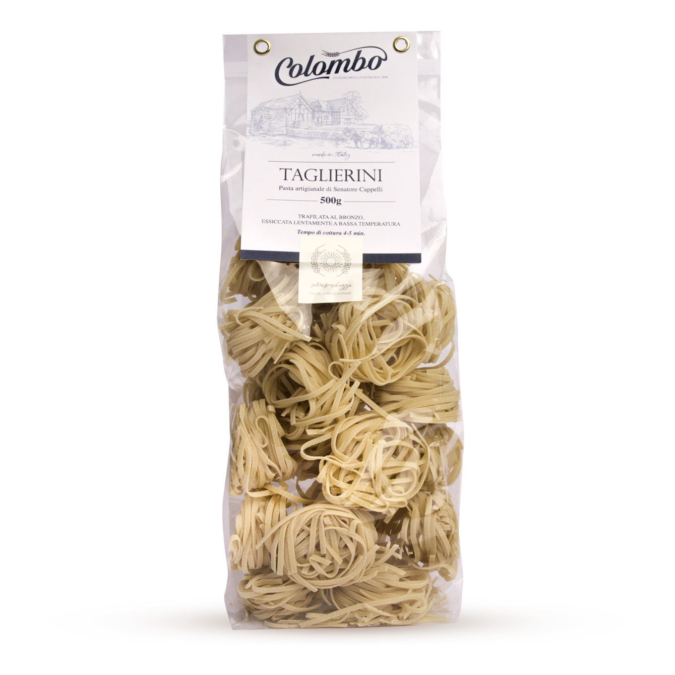 Maccheroncini Integrali – Pasta artigianale Colombo – Grano Senatore  Cappelli 2 pacchi da 500 gr : : Alimentari e cura della casa